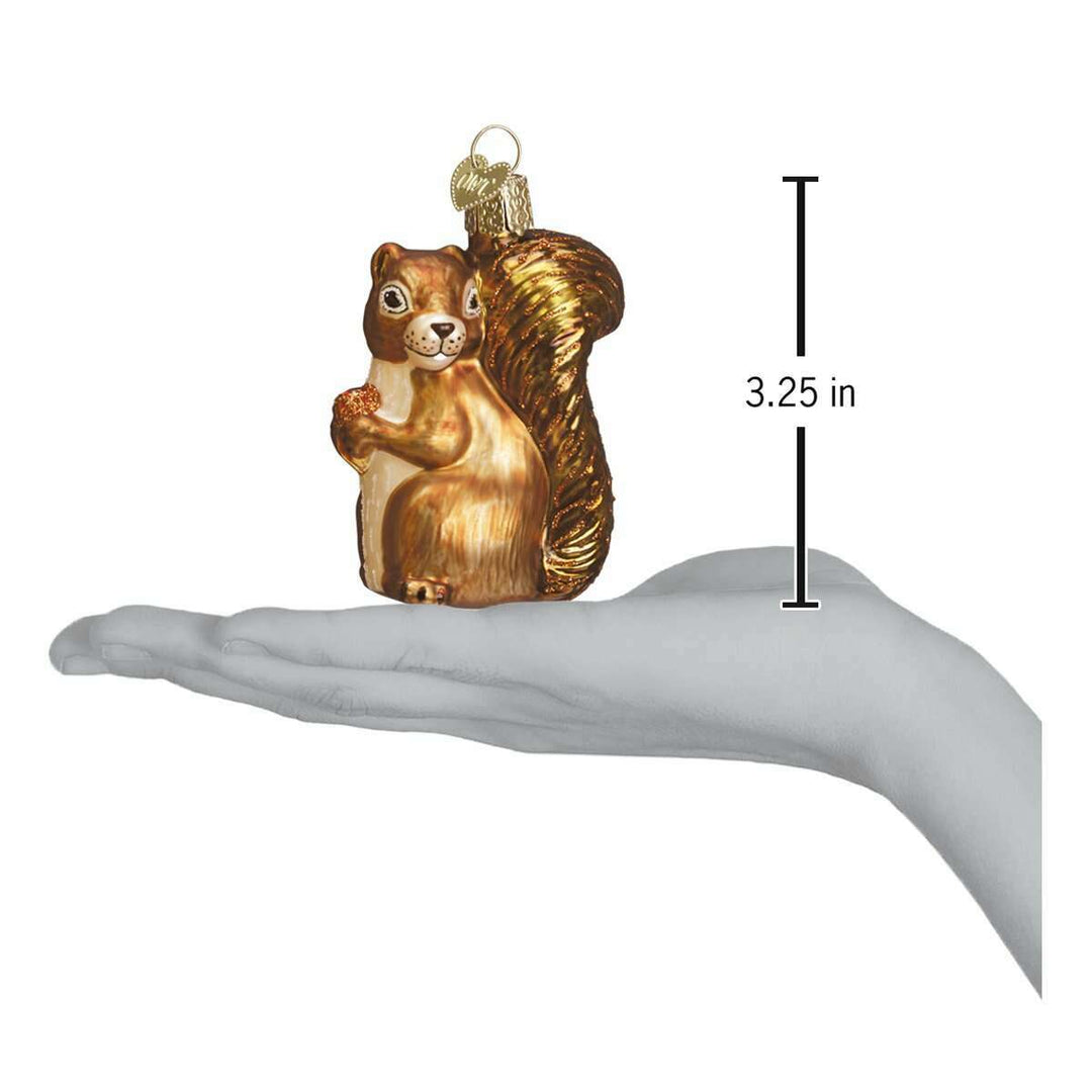 Old World Christmas Squirrel Blown Glass Ornament