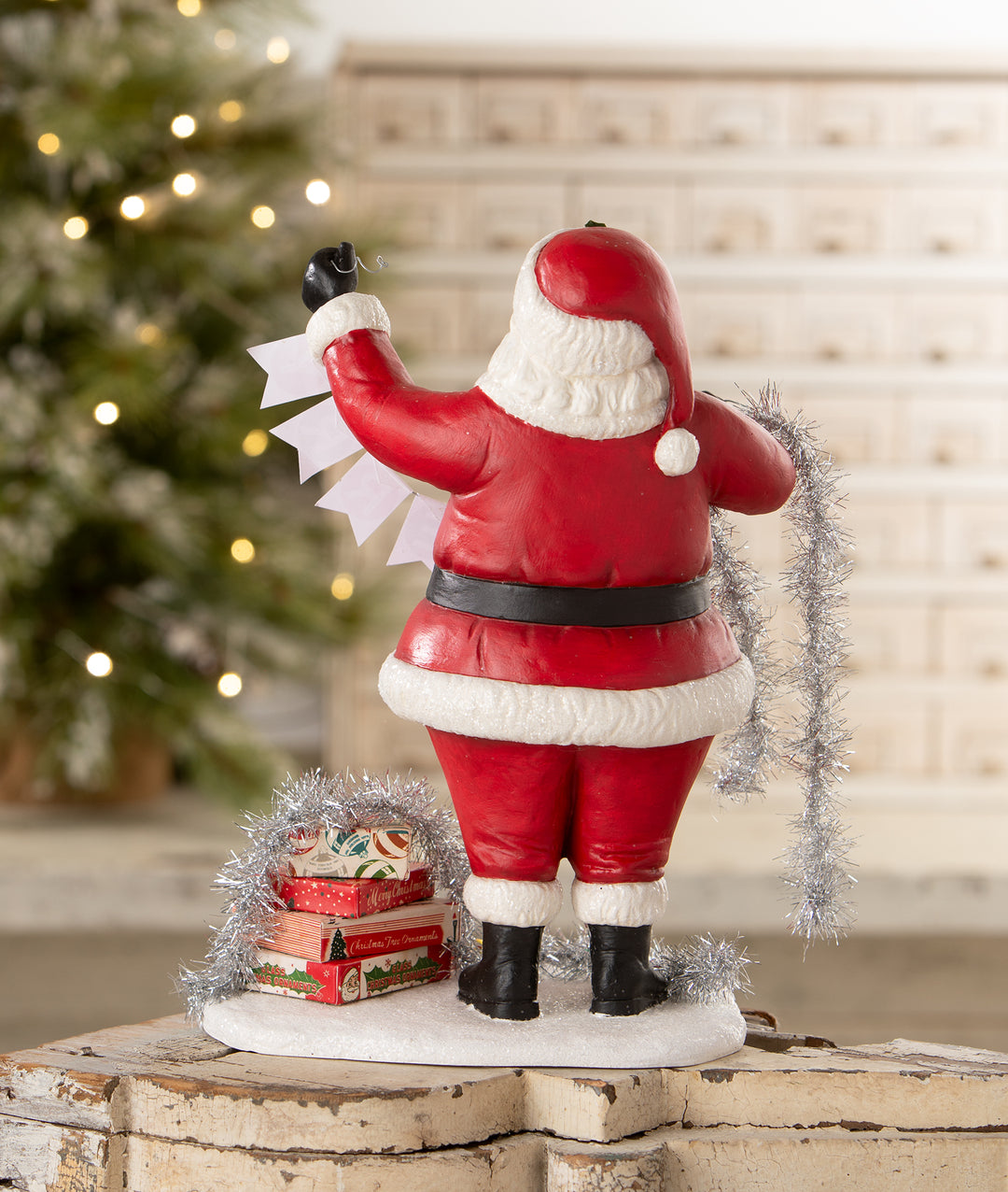 Deck the Halls Santa by Bethany Lowe Designs, image 2