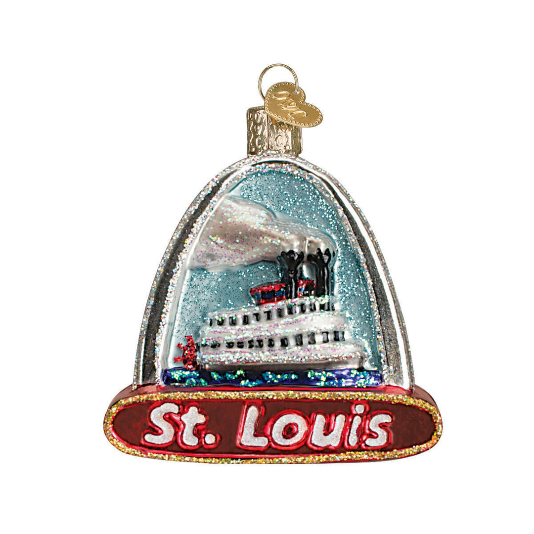 Old World Christmas St. Louis Arch Blown Glass Ornament