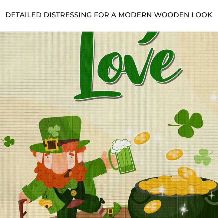 St. Patrick's Day Lucky In Love Sign