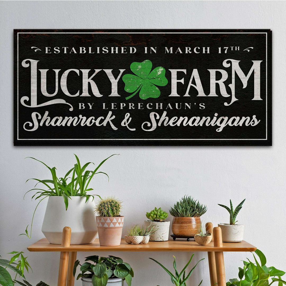St Patrick's Day Sign VI