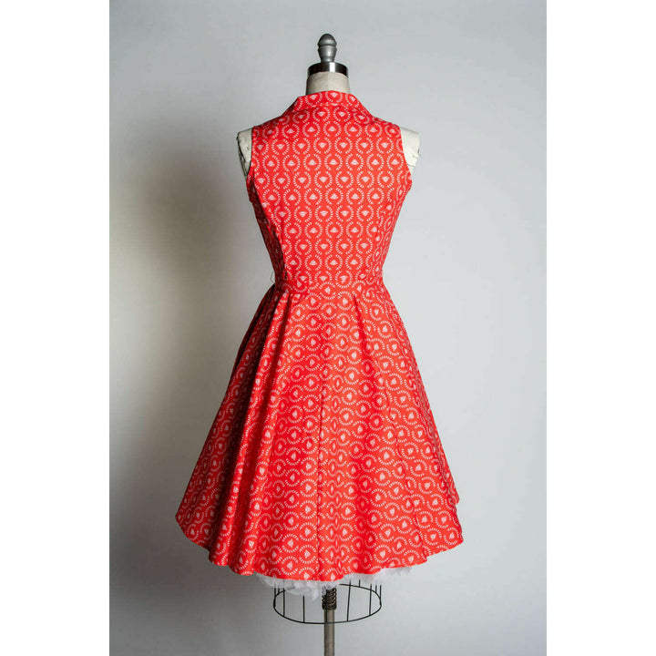 Staci Dress- Laurel & Bees, Cherry Red *sale