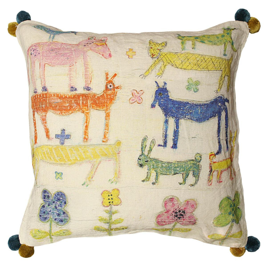 "Stacked Animals" Pillow - Quirks!