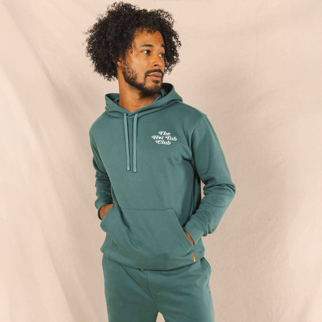 The Spruced Up | Green Sexy Terry™ Men’s Lounge Hoodie