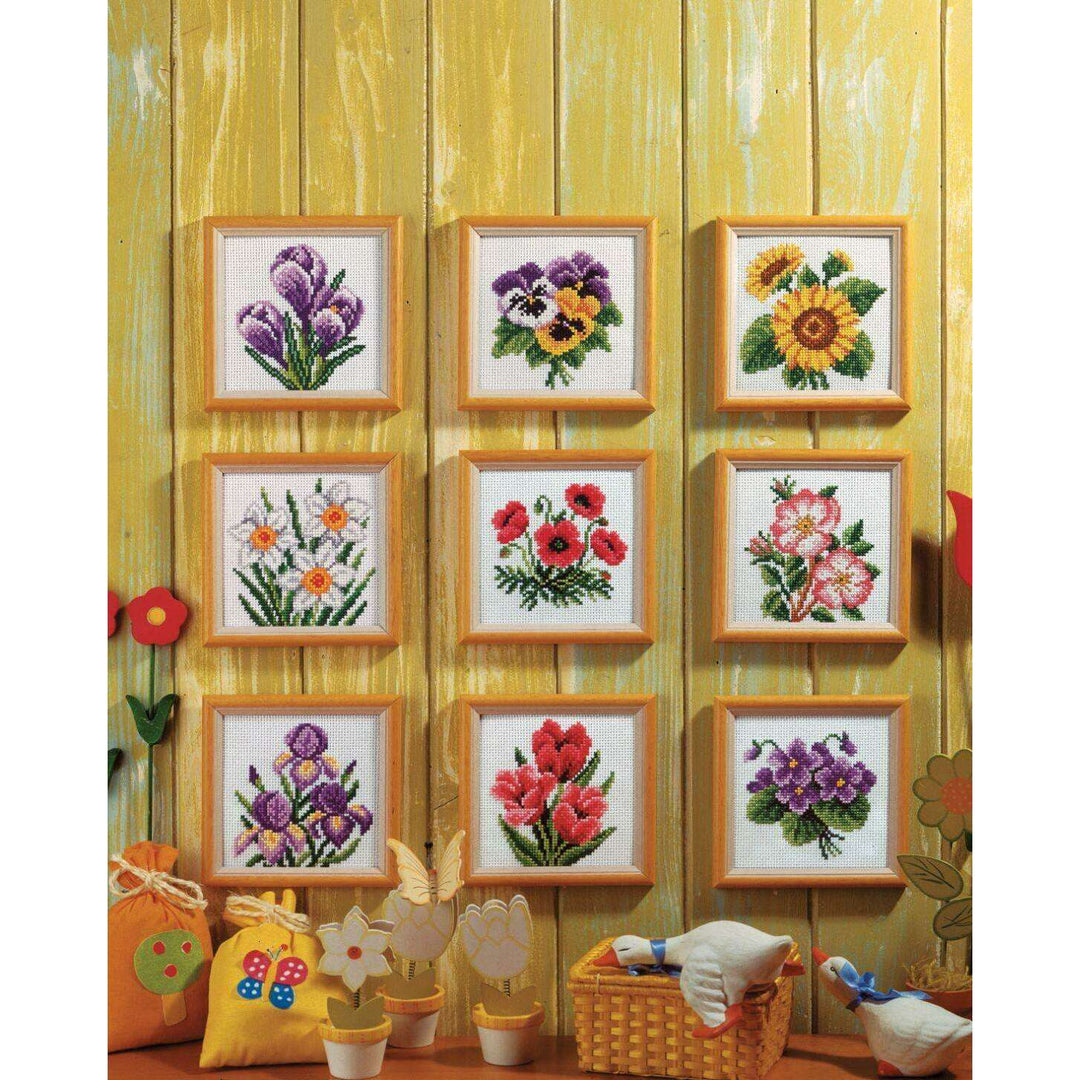 Stamped Cross stitch kit "Daffodils" 7513