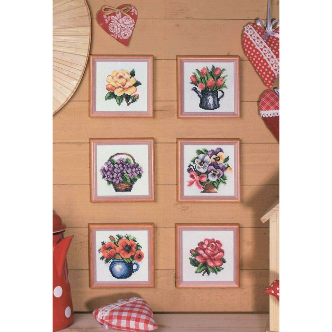 Stamped Cross stitch kit "Poppies" 7593