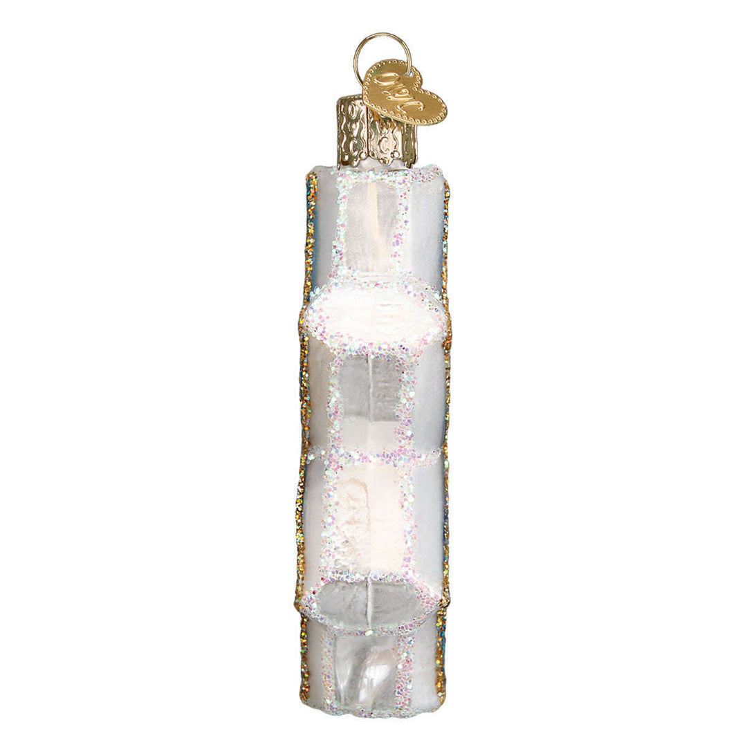 Old World Christmas Star of David Blown Glass Ornament