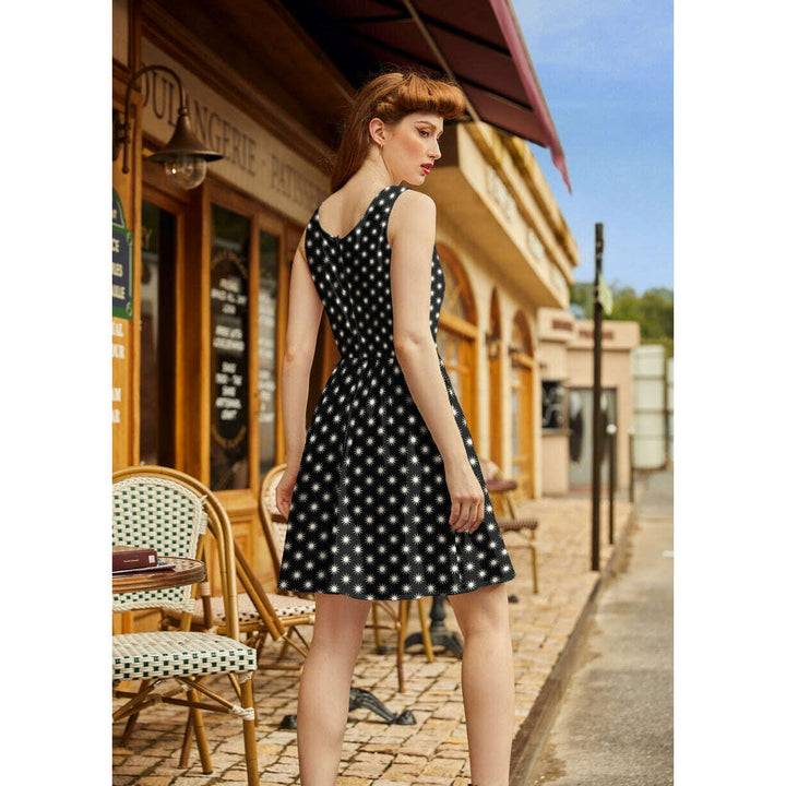 Starburst Shorter Length Fit & Flare Dress