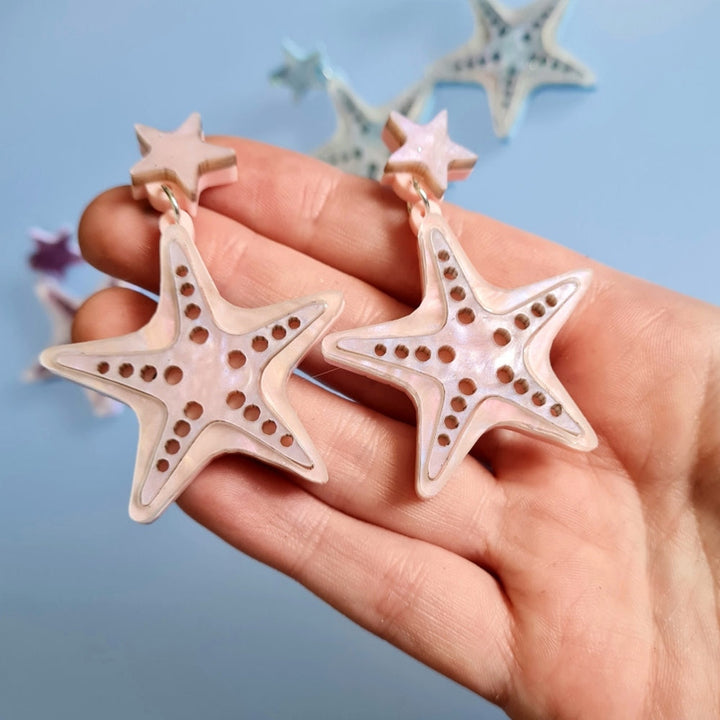 Starfish Earrings by Cherryloco Jewellery 2