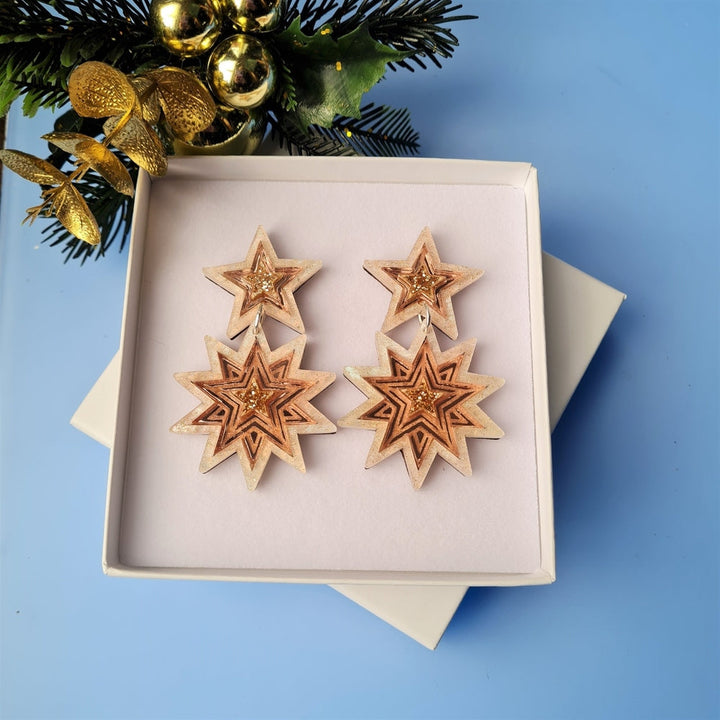 Starlight Dangle Earrings by Cherryloco Jewellery 2