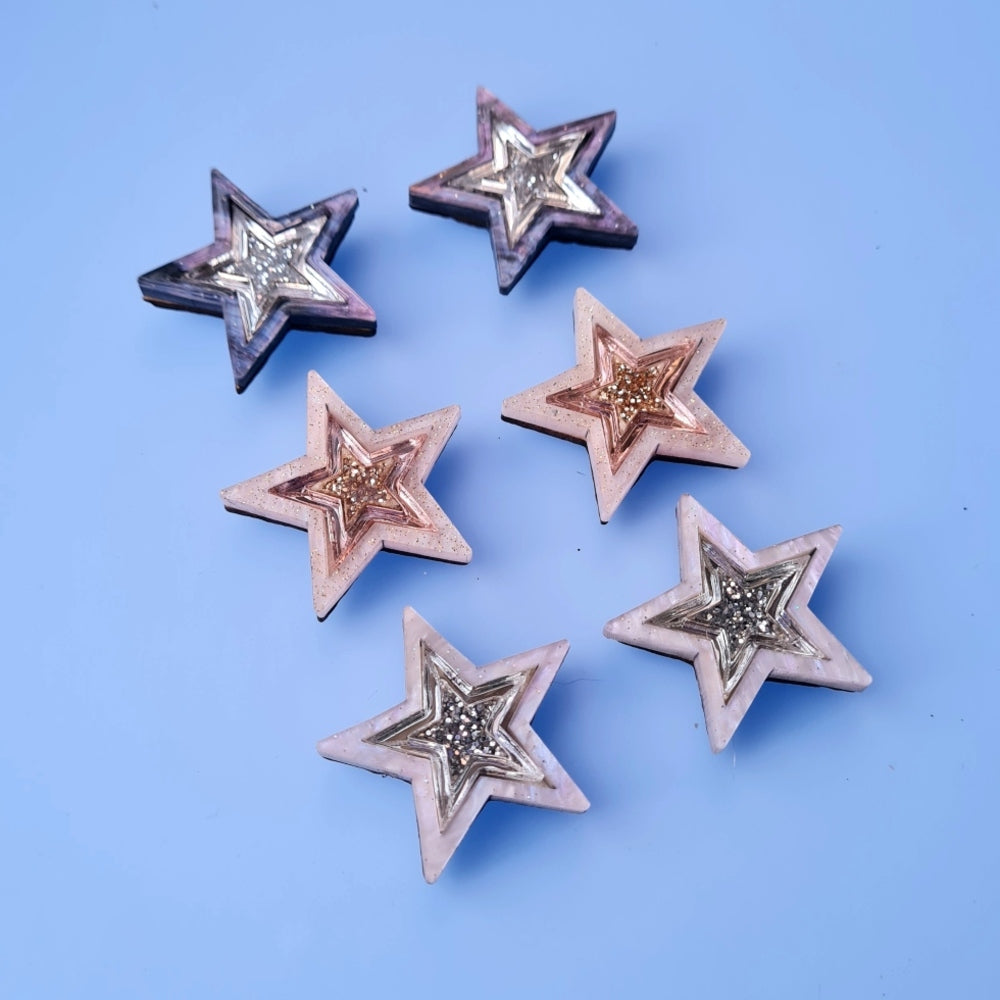 Starlight Stud Earrings by Cherryloco Jewellery
