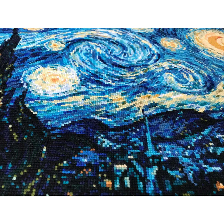Starry Night after Van Gogh`s Painting R1088 Counted Cross Stitch Kit
