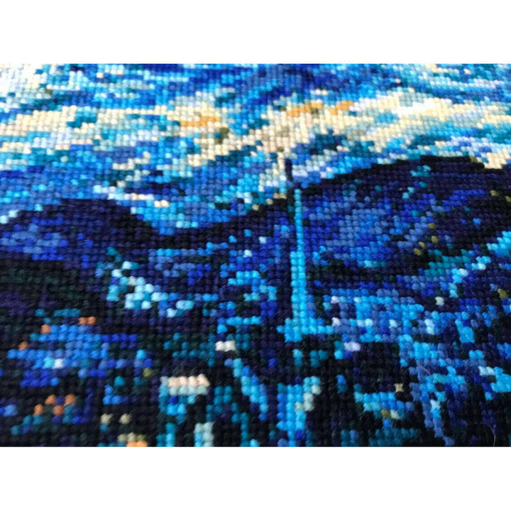 Starry Night after Van Gogh`s Painting R1088 Counted Cross Stitch Kit