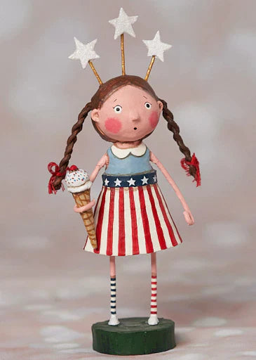 Stars, Stripes & Sprinkles Lori Mitchell Figurine - Quirks!