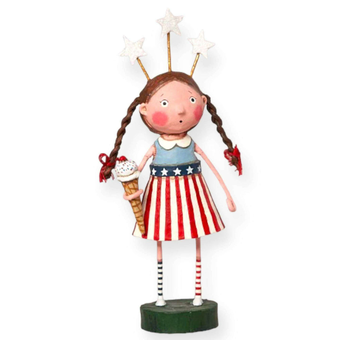 Stars, Stripes & Sprinkles Lori Mitchell Figurine