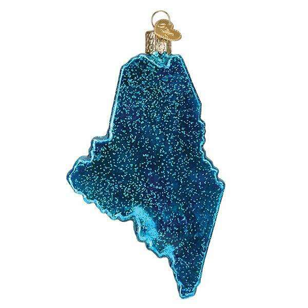 Old World Christmas State Of Maine Blown Glass Ornament