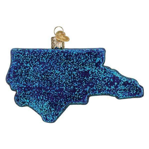 Old World Christmas State of North Carolina Blown Glass Ornament
