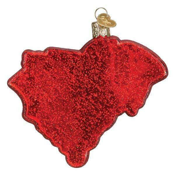 Old World Christmas State of South Carolina Blown Glass Ornament