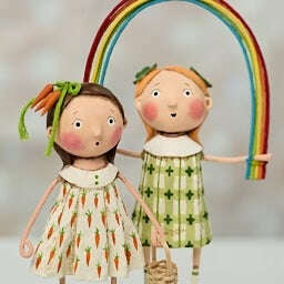 Stay on the Sunny Side Set of 2 Spring Figurines by Lori Mitchell
