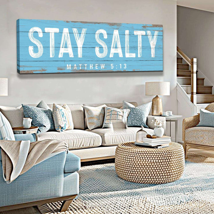 Stay Salty Coastal Sign IV