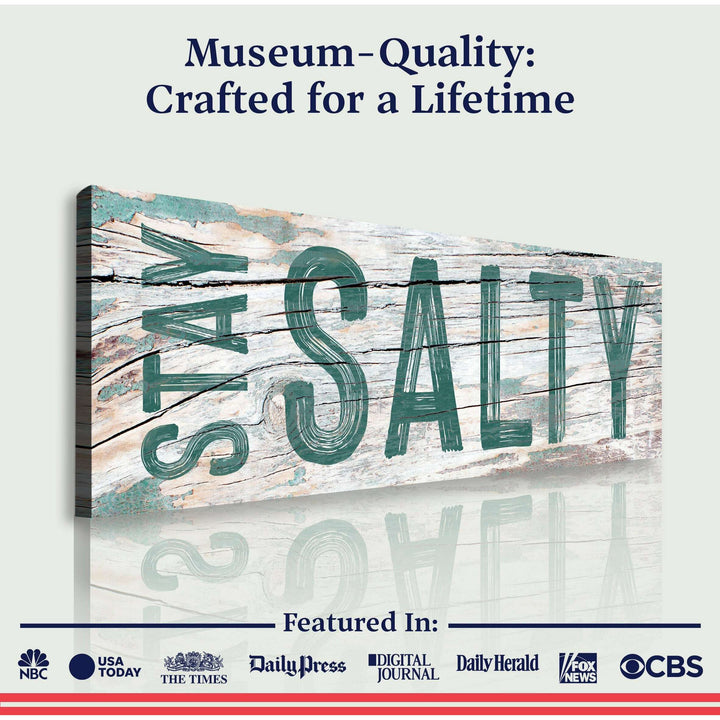 Stay Salty Coastal Sign VI