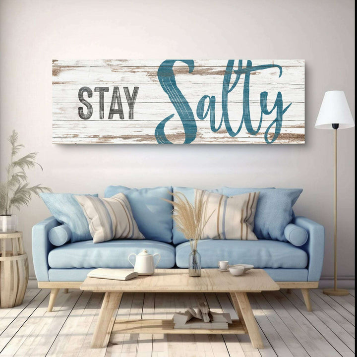 Stay Salty Coastal Sign VIII