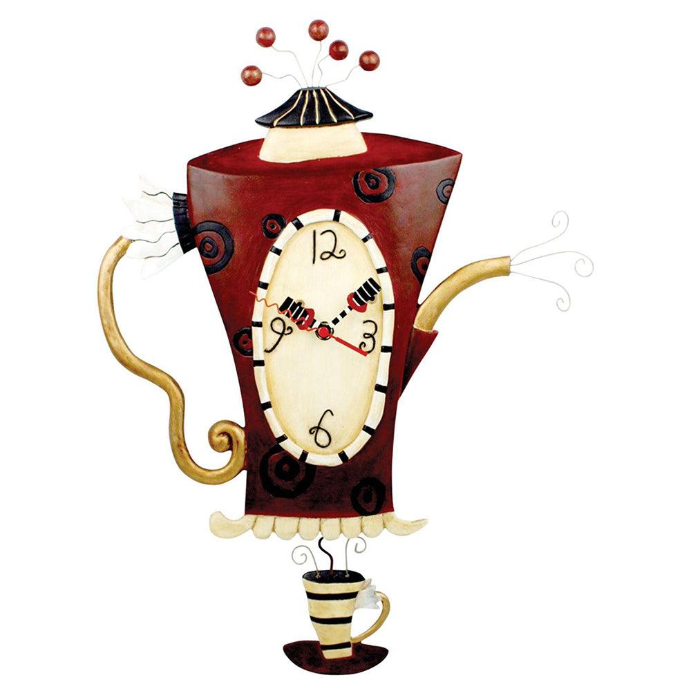 Steamin' Tea Wall Clock by Allen Designs - Quirks!