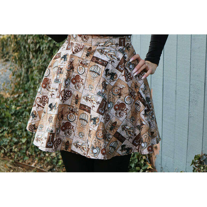 Steampunk Skater Skirt - Small only