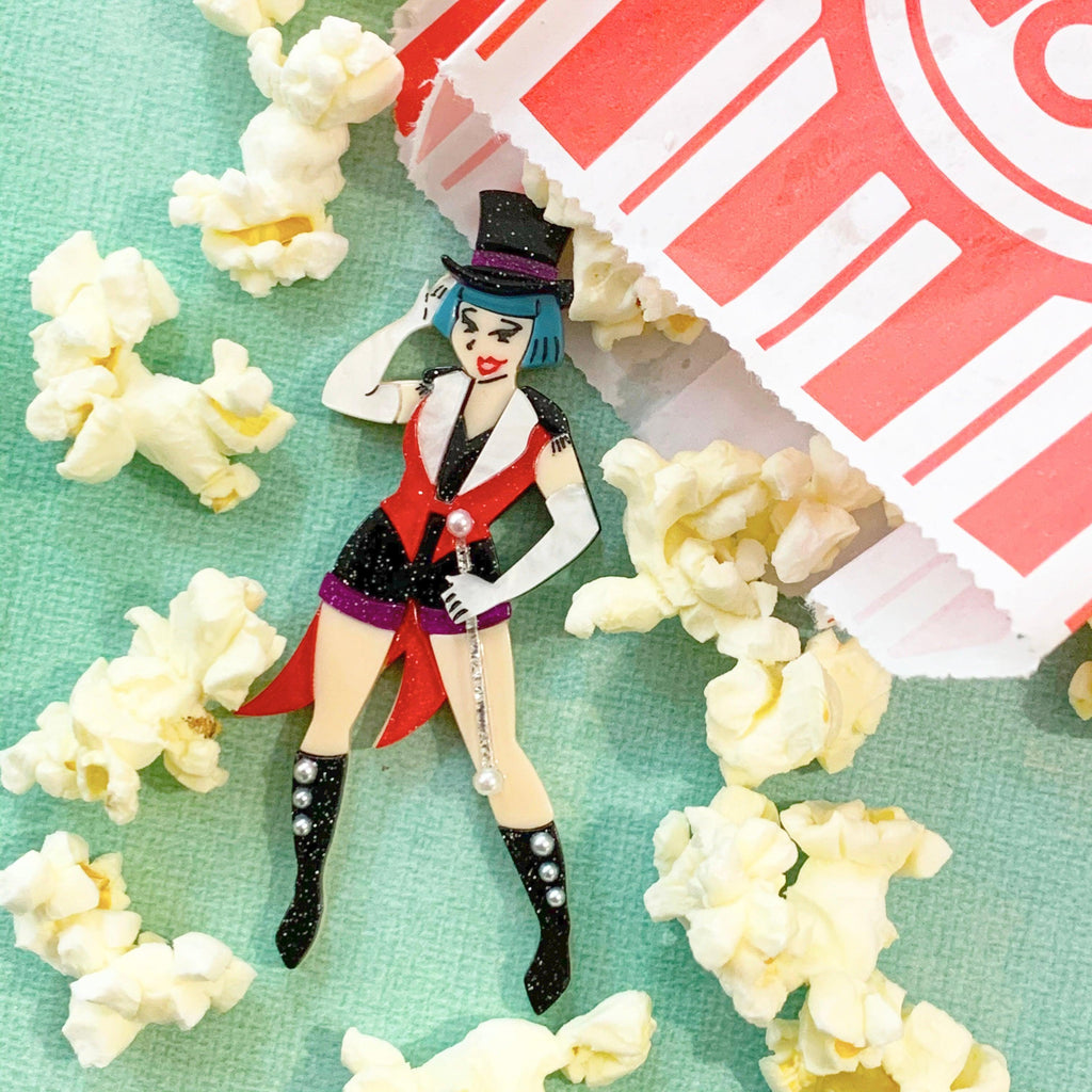 Step Right Up Circus Brooch by Lipstick & Chrome - Quirks!
