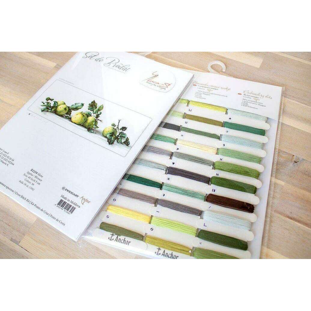 Still Life with apples B2259L Counted Cross-Stitch Kit