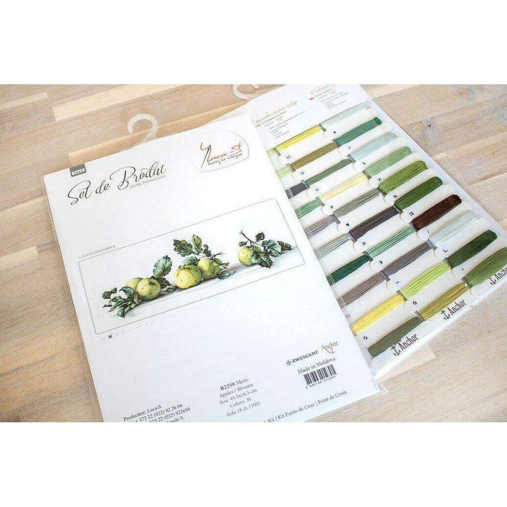 Still Life with apples B2259L Counted Cross-Stitch Kit