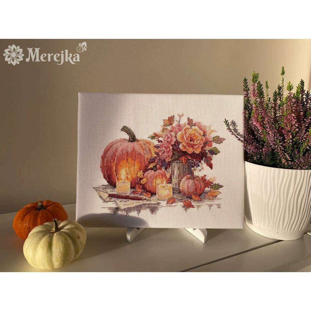 Still Life with Pumpkins K-241A Counted Cross-Stitch Kit