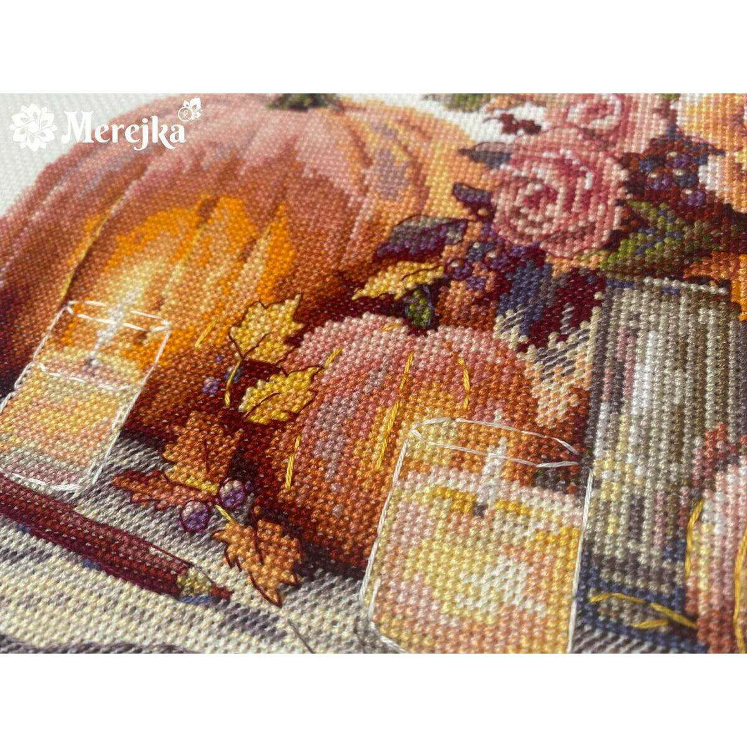 Still Life with Pumpkins K-241A Counted Cross-Stitch Kit