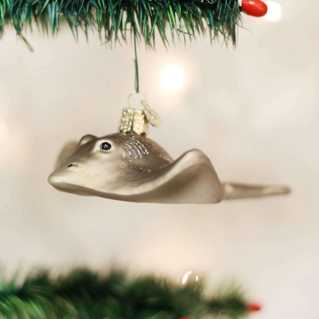Old World Christmas Stingray Blown Glass Ornament