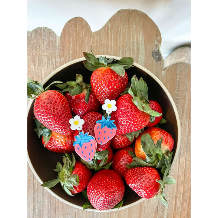 Strawberry Acrylic Earring