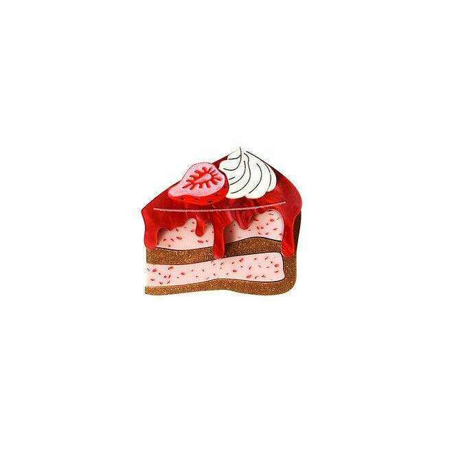 Strawberry Cake Brooch by LaliBlue - Quirks!