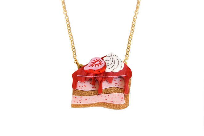 Strawberry Shortcake Necklace by LaliBlue - Quirks!