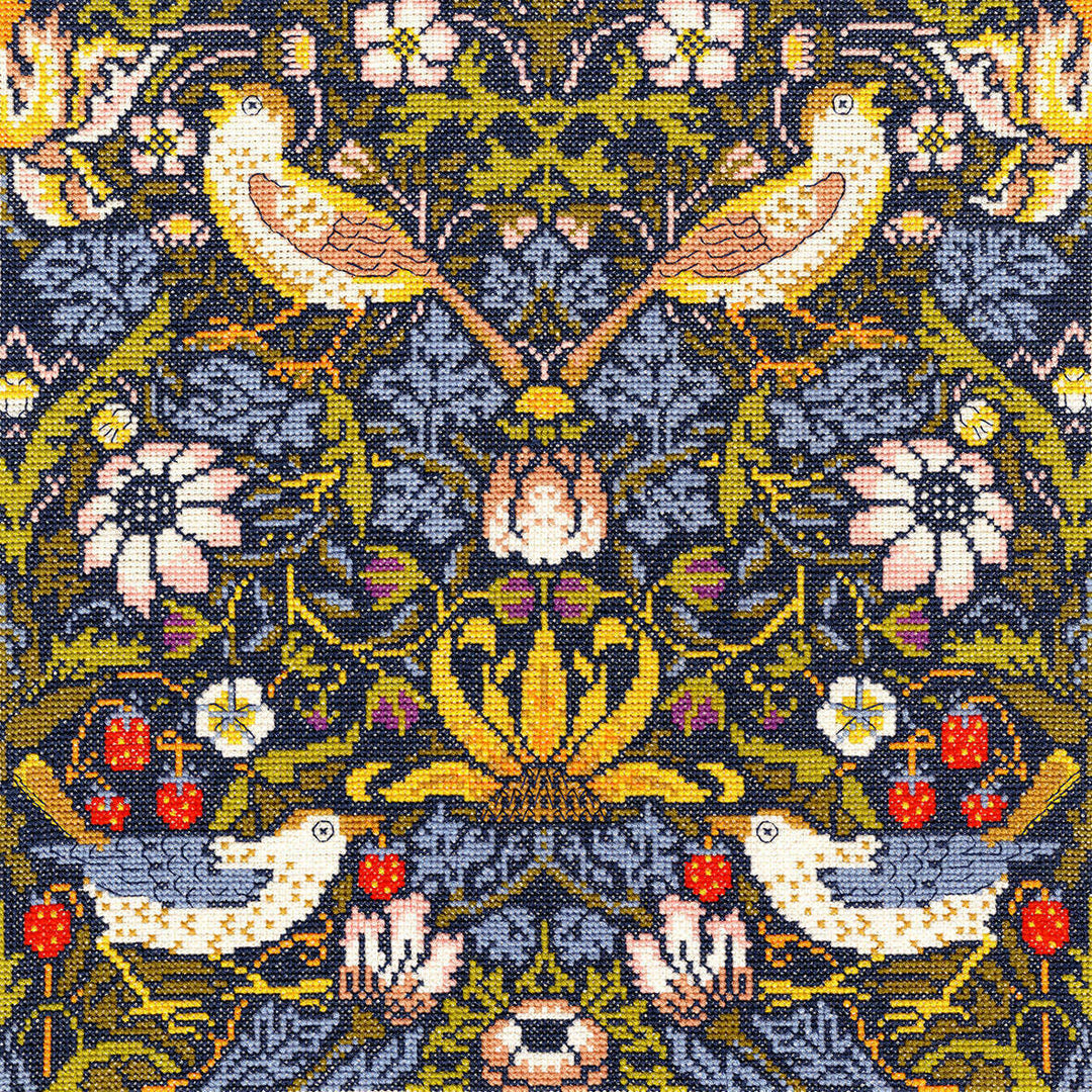 Strawberry Thief XAC3 Counted Cross Stitch Kit
