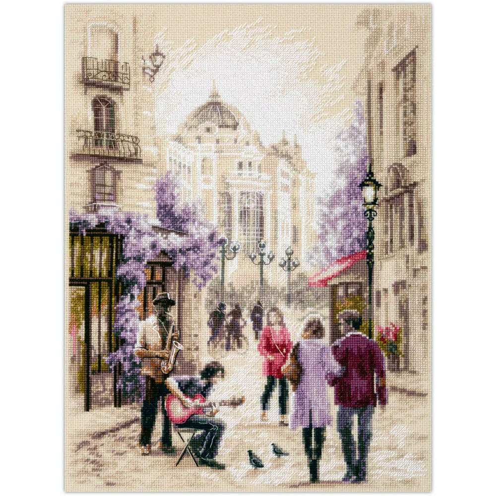Street Musicians 250-332 Counted Cross-Stitch Kit