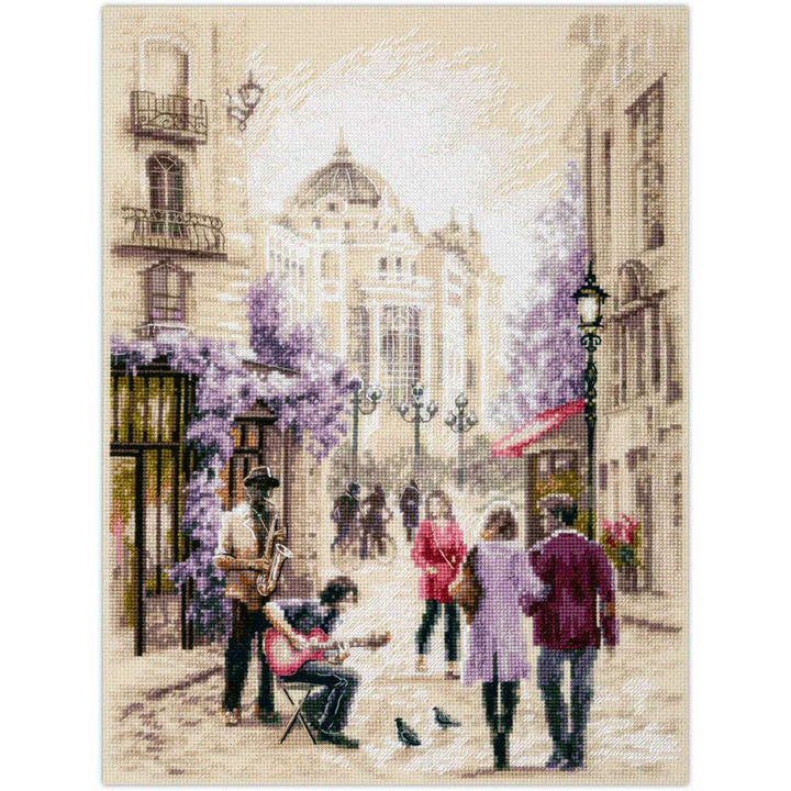 Street Musicians 250-332 Counted Cross-Stitch Kit
