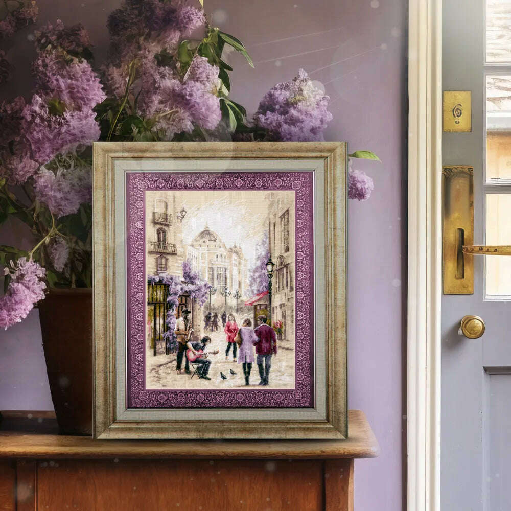 Street Musicians 250-332 Counted Cross-Stitch Kit