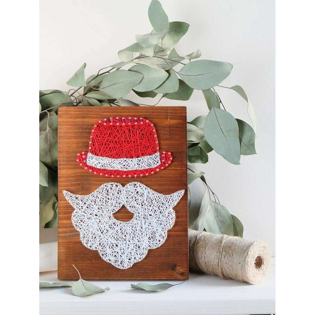 String Art DIY Kit - Red Hat. Wizardi Craft Kit F07-M12-6-DHACE13249