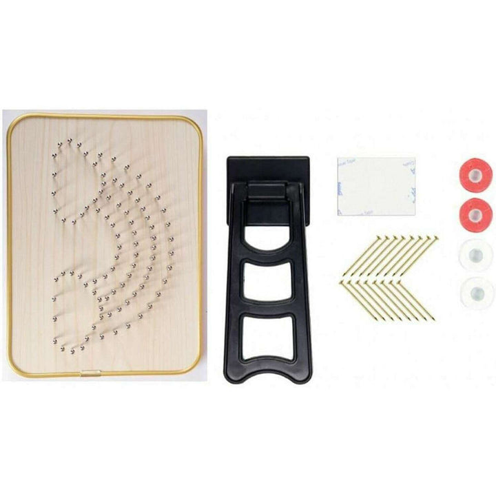 String Art DIY Kit - Red Hat. Wizardi Craft Kit F07-M12-6-DHACE13249