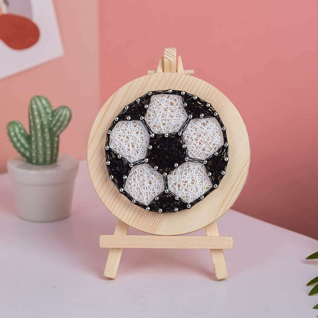 String Art DIY Kit with Stand - Ball. Wizardi Craft Kit F07-M12-1-DHAA28337