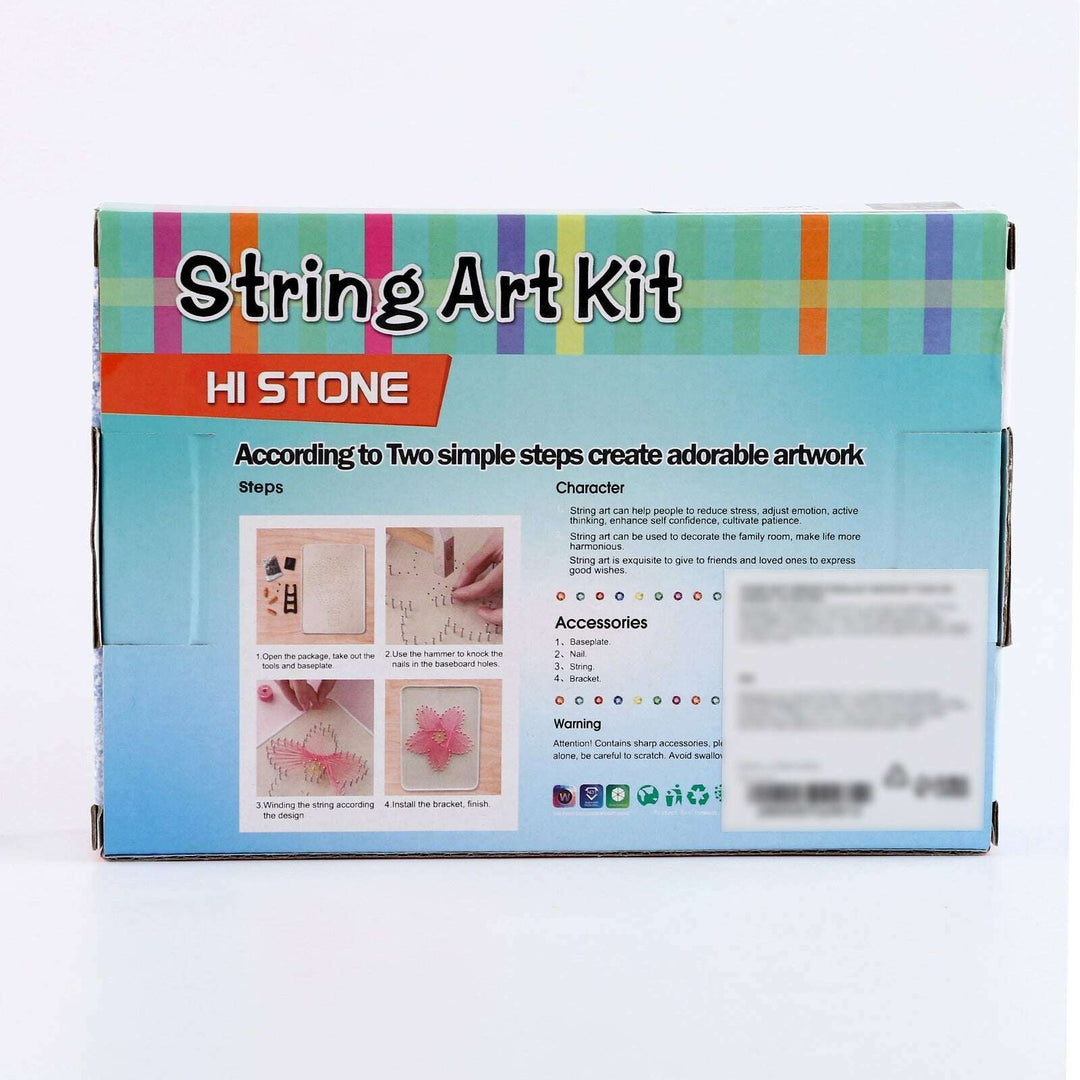 String Art DIY Kit with Stand - Ball. Wizardi Craft Kit F07-M12-1-DHAA28337