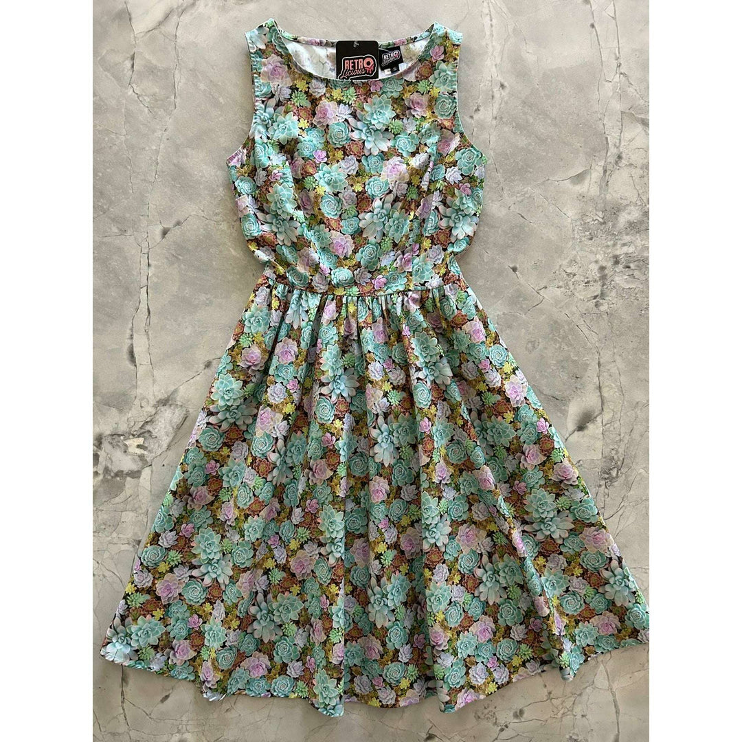 Succulent Vintage Dress - XS only, 1 left!