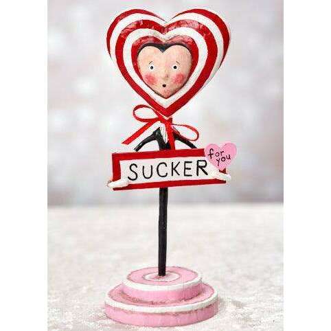 Sucker for You Valentine's Day Figurine by Lori Mitchell - Quirks!