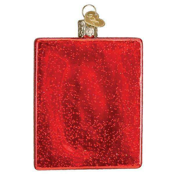 Old World Christmas Sudoku Blown Glass Ornament