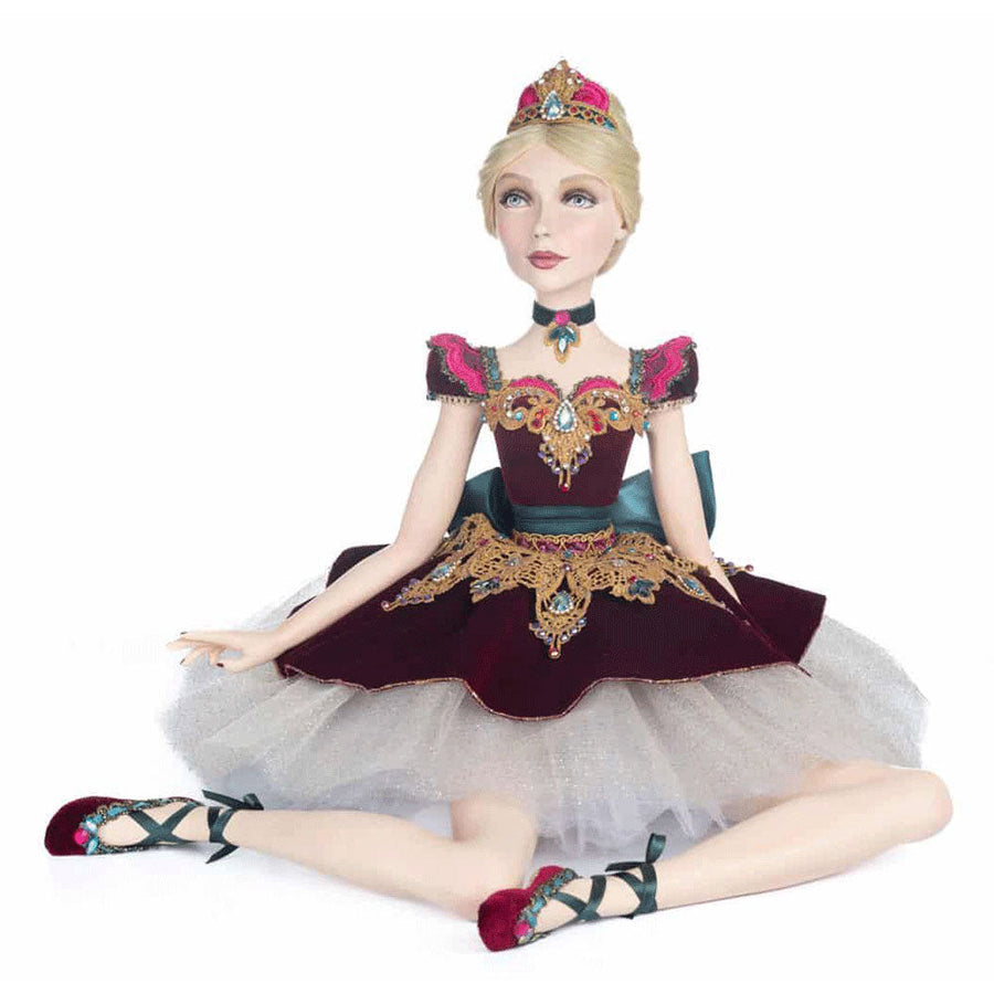 Sugar Plum Ballerina Sitting Doll by Katherine's Collection image