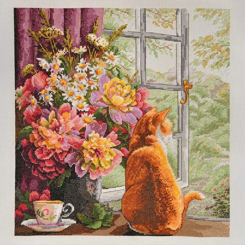 Summer Afternoon K-86 Counted Cross-Stitch Kit